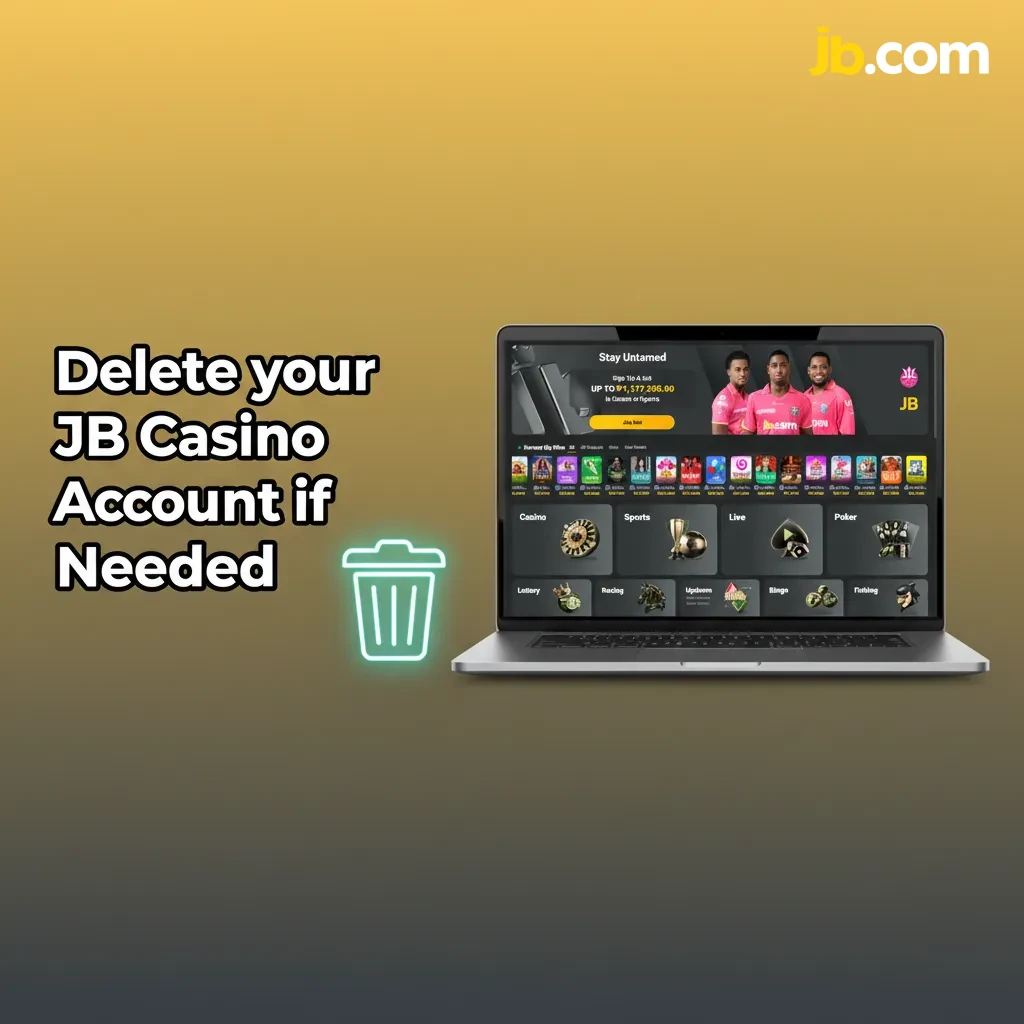 How to close a JB Casino account: withdraw funds, request closure/self-exclusion, verify ID, get email confirmation.