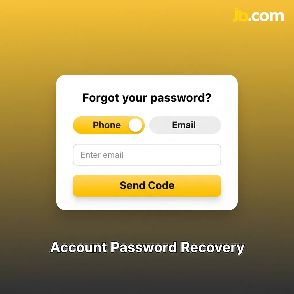 Account Password Recovery guide: Forgot Password, verify via email or SMS, set a new password.