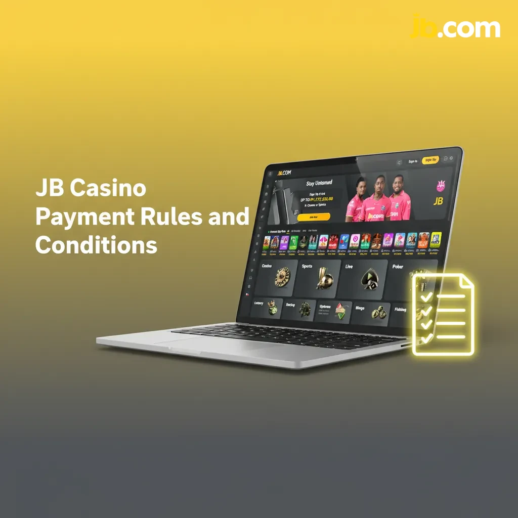 JB Casino PH payment rules: name-match, KYC before cashout, 1x turnover, withdraw via deposit method, limits and delays.