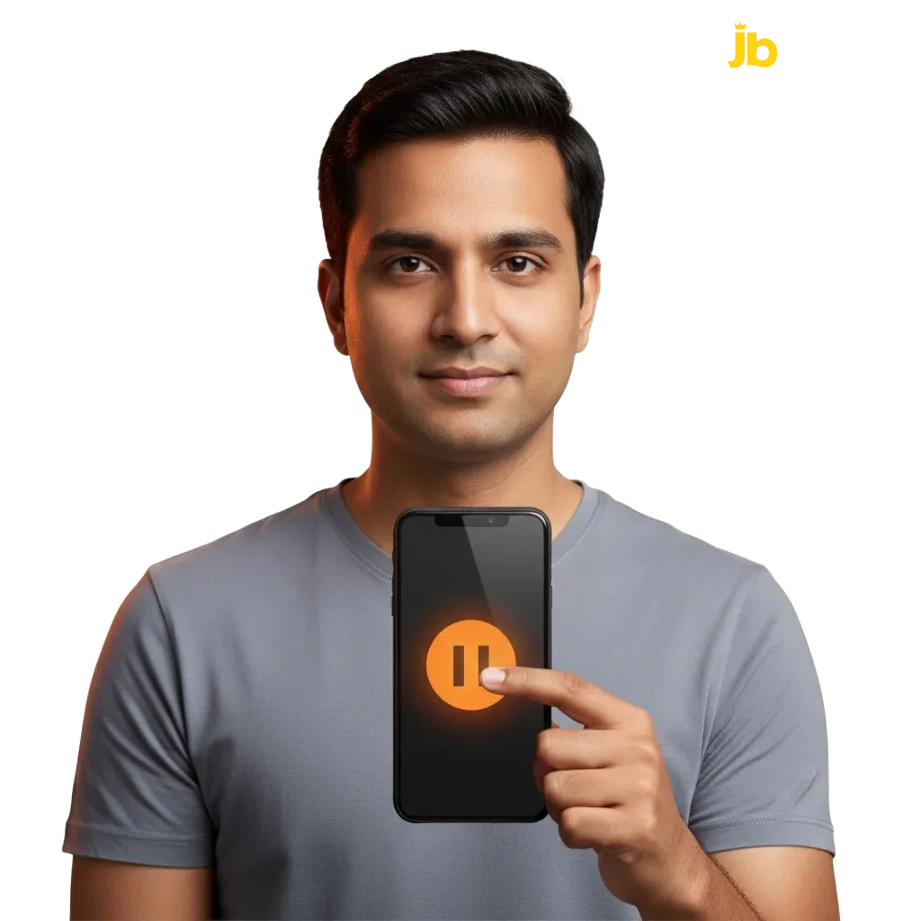 Responsible gaming at JB Casino: icons for deposit limits, reality checks, time-outs, and self-exclusion ensuring safe play.