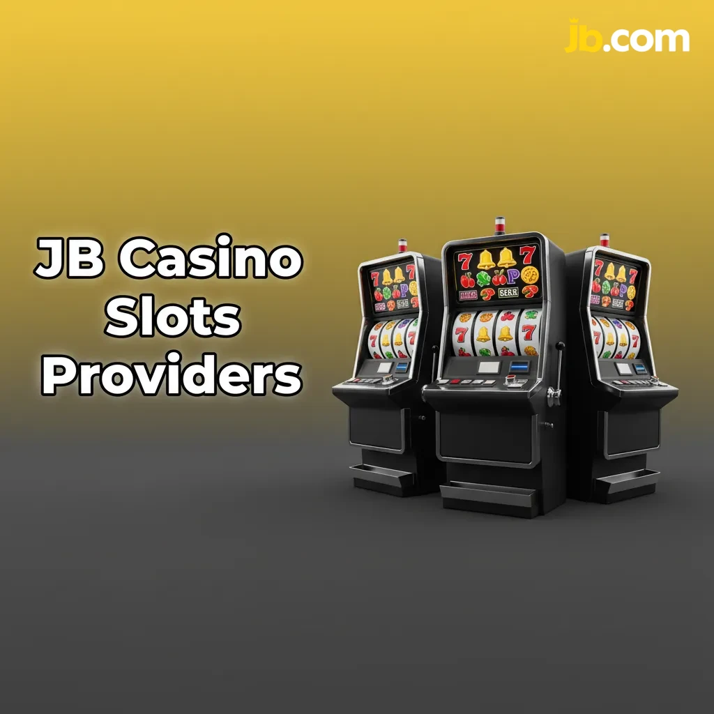 JB Casino partners with 65 slot providers; logos of Pragmatic Play, PG Soft, NetEnt, Play'n GO, Games Global, Playtech.