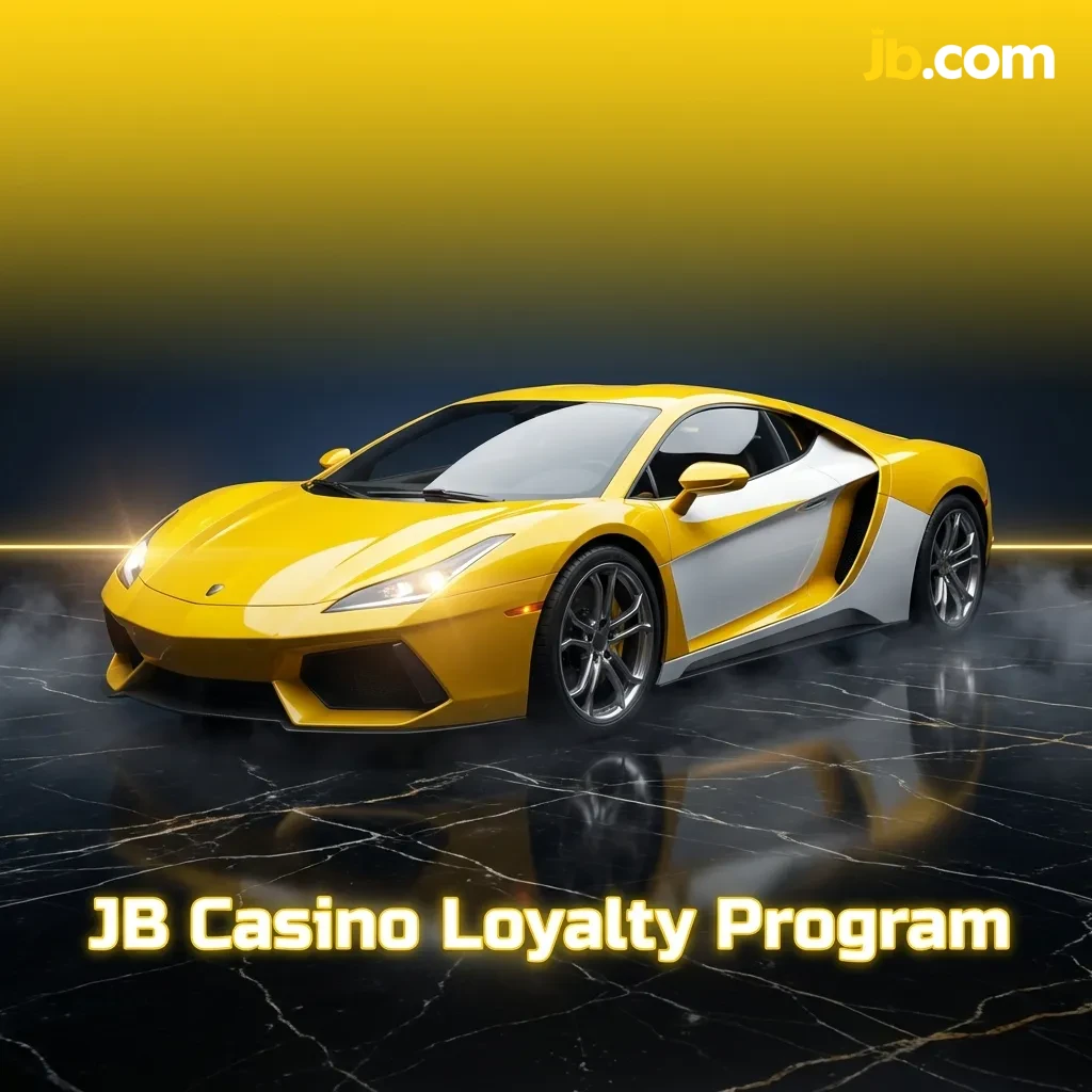 JB Casino's five-tier loyalty program showing point earning rates and rewards from Bronze to VIP membership levels.
