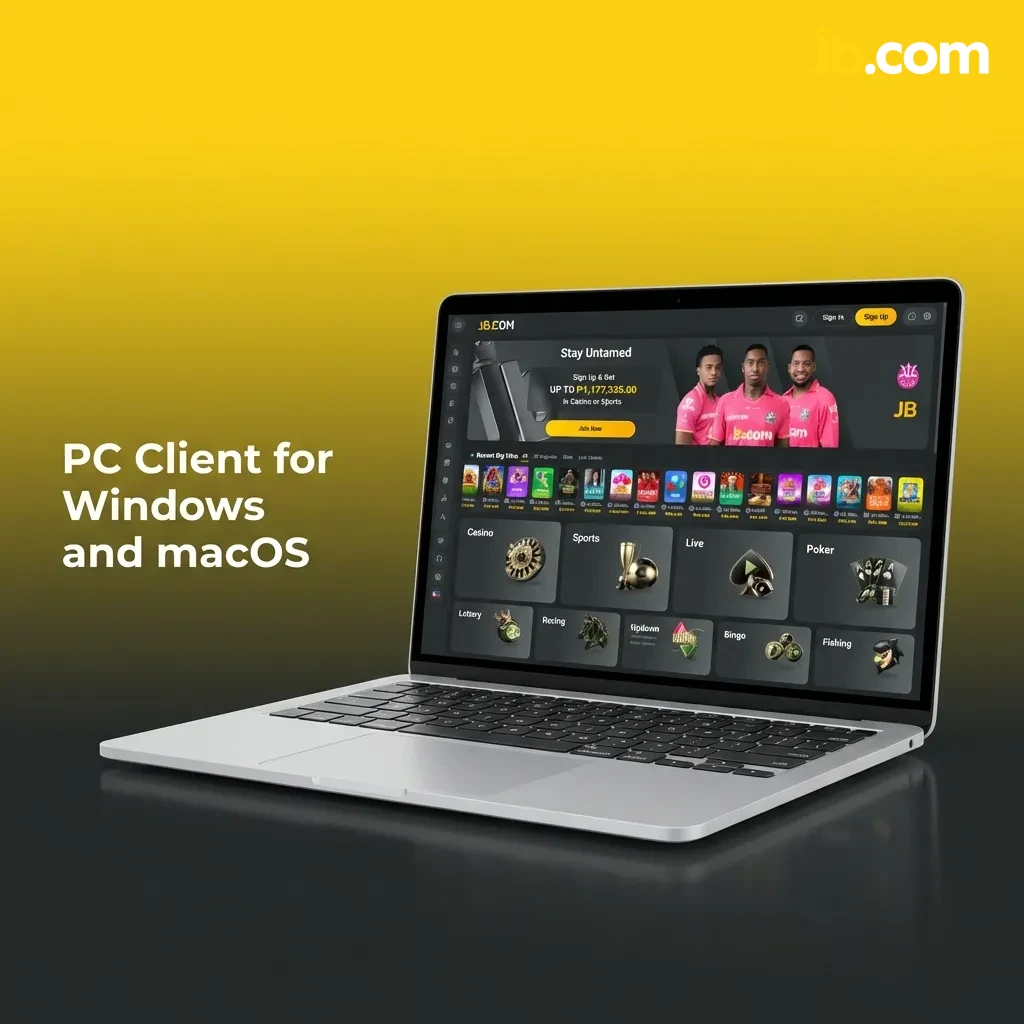 Bettor using laptop to access online betting website through web browser on desktop computer