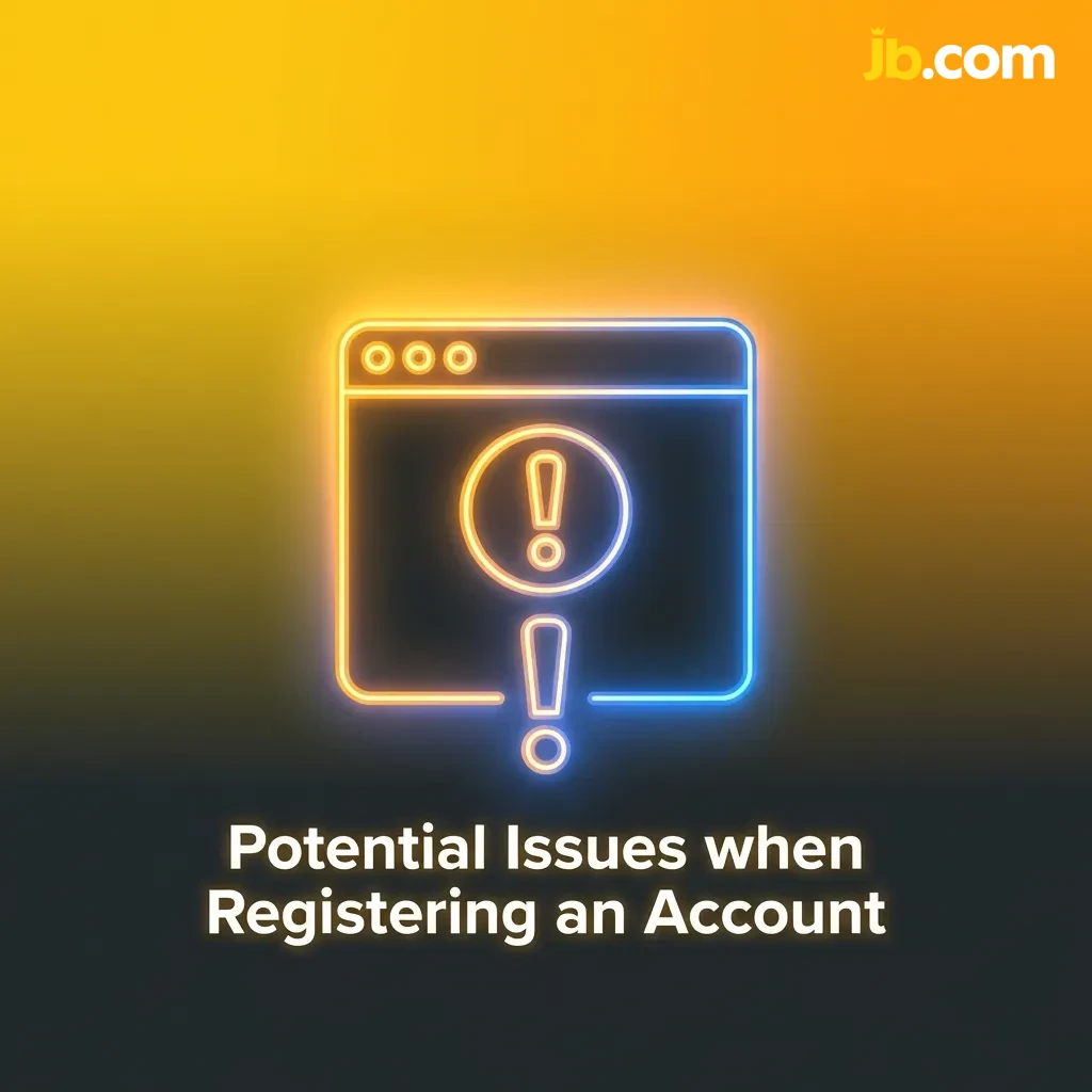 Troubleshooting guide showing common account registration problems and their solutions for users experiencing signup issues.