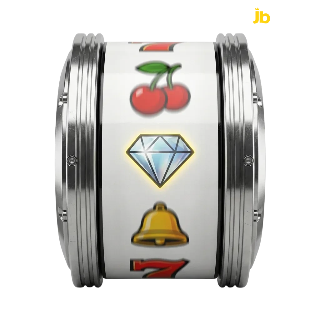 JB Casino slots interface showing variety of themed games including Adventure, Fruits, and Ancient Egypt options
