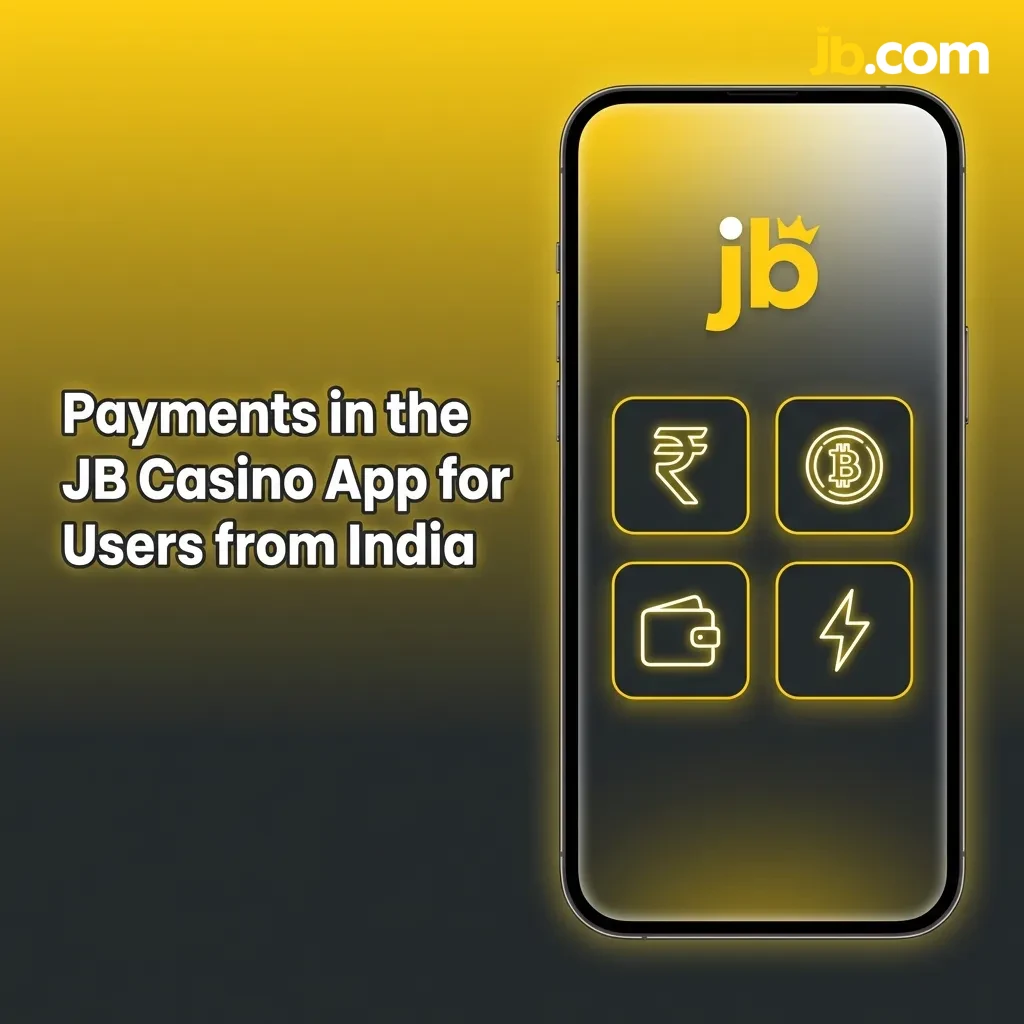 JB Casino App payment methods for Indian users including UPI, bank cards, e-wallets, cryptocurrency, and net banking options